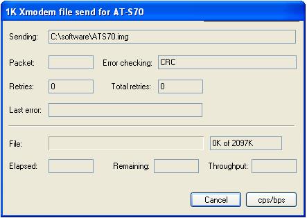 Chapter 9: File Downloads and Uploads Note There are two different image files used with the Converteon products, the image file used for the chassis is ATS70.