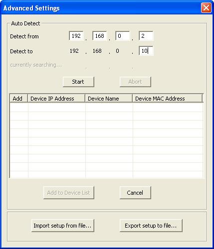 Advanced Setup Setting the DME-N Network Driver In order for the computer to recognize the DME device(s), it is necessary to register the IP address and device name of the DME device that is the