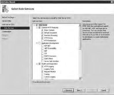 Step 5: Step 6: Step 7: Step 8: Click Next on the Configure Server Wizard screen to open the Server Role screen. Select Application Server and click Next. Click Next. When the Confirmation screen appears, click Install.