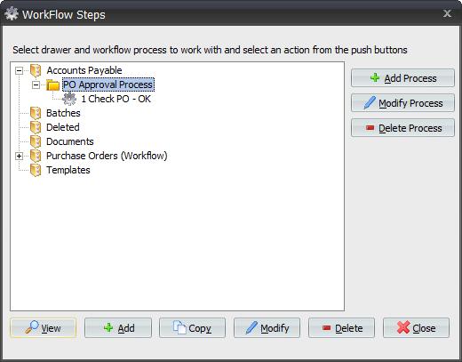 To add and configure a Workflow Step: 1. Click Workflows on the Administer tab. The Workflow Steps dialog box displays. 2.