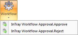 Approving Document Actions 6.2 Approving/Rejecting Documents Once you have located a document that needs approval, there are options available to quickly grant approval or reject the document.