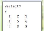 11. Write a program where the user enter a perfect square (e.g. 1, 4, 9, 16, etc.) less than or equal to 100 and the program prints all the numbers from 1 to that number in a square as shown.