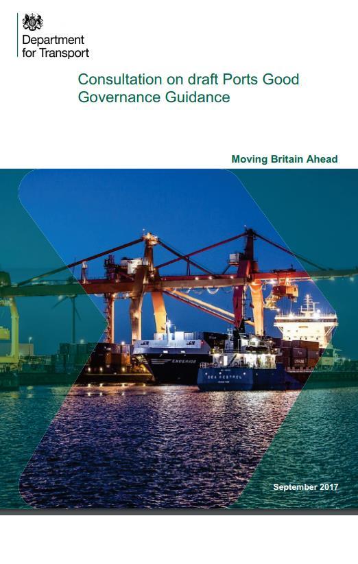 Ports Good Governance Guidance Guidance for all Statutory Harbour Authorities private, trust and Local Authority (LA) owned Covers: Good governance Stakeholder engagement Provision of information
