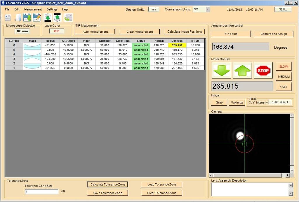 confidently with the user-friendly optical centration measurement software Calculens which is integrated into the turnkey LAS