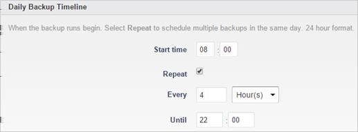 Enter a name for your schedule in the Schedule name ﬁeld: 5. In the Identify the data sources section, select the data to be backed up using this schedule.