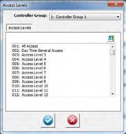 Figure 46 - Add Access Level(s) f. Select 1: All Access g. Click on. Figure 47 - All Access h.