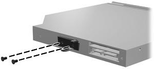 Where used: 2 screws that secure the optical drive bracket to the