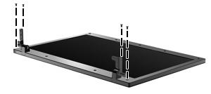 panel to the 15-in display enclosure Where used: 2 screws that secure