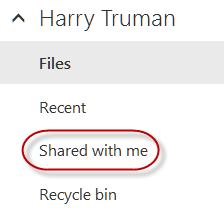 6.3 Opening a Shared Document When a document is shared with you, you can open it from OneDrive or from the sharing invitation. These instructions will guide you. 1.
