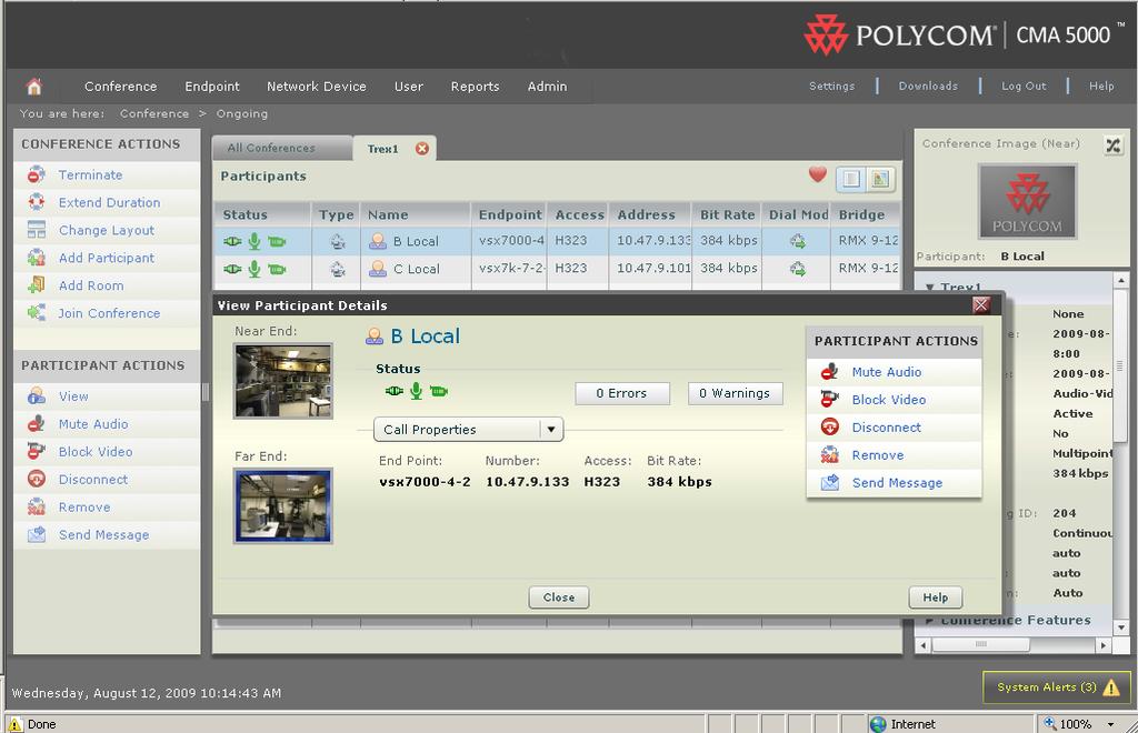 Enhanced Reporting for Return on Investment (ROI) The Polycom CMA system has new several reporting capabilities.