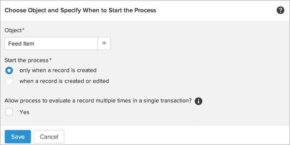Use Other Salesforce Features In Your Community Processes related to Question-to-Case act on the Feed Item object.