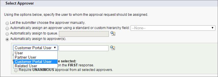 Use Other Salesforce Features In Your Community Set Up Approvals for External Users in Your Community Customer and partner users in your community can be assigned as approvers on records or added