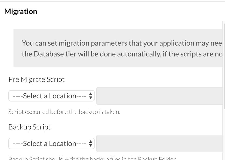 Cloud Center Application Management CloudCenter Application Upgrades & Migration Application Profile Designer can: Create scripts to upgrade from one version of an App Profile to another Build