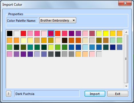 156 Pacesetter BES4 Dream Edition Instruction Manual 5 Click Yes. Your new custom palette will be added to the list of palettes.