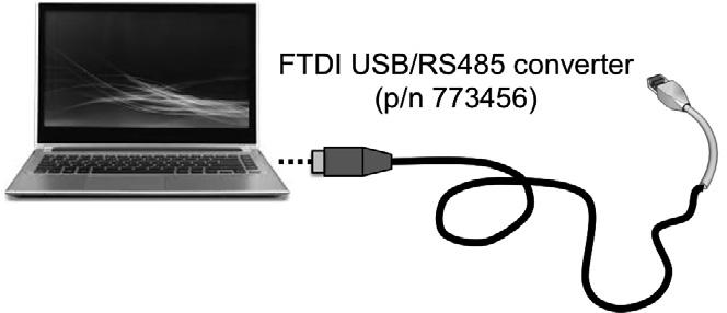 Administrator rights for your computer will be necessary. To install the drivers for the FTDI, plug the FTDI converter cable (p/n 773456) to the USB port.