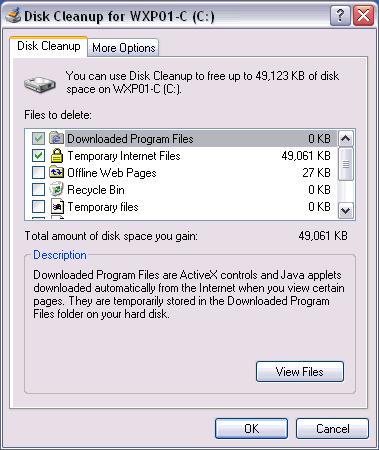 Instead of automatically proceeding with cleanup once the drive analysis is complete, Disk Cleanup allows you to review the categories of files that can be