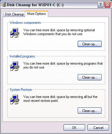 Unlike the other categories, Compress Old Files doesn't delete any files from the drive. It compresses files that Windows hasn't accessed for a specified period of time.