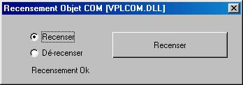 Using COM object The object name is VPLC.OBJ Before using the com object (object Automation) VPLCOM.OBJ, you must register it in the registry of Windows.