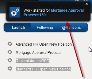 Mortgage Approval Process to initiate a few processes and kick off a few