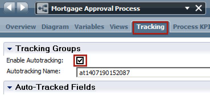 32. Open the Mortgage Approval Process and click Tracking.