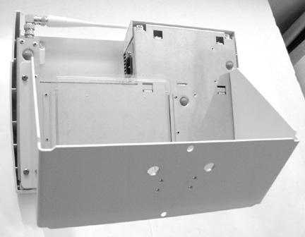 Mounting the Base Station on a Horizontal (Slide-on) Mounting Plate Installation Note: For horizontal plate mounting, the Mounting Adapter is rotated 180º from the orientation required for