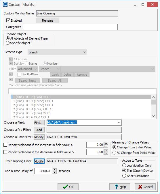 Custom Monitors New options for tripping a device or aborting the entire simulation Existing functionality for Custom Monitors is the same if using Log Violation Only Pre Filter must be met for Trip