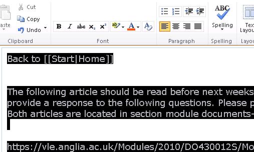 Step 2: With the text highlighted, click on the Format Stripper button from the Format Text toolbar.