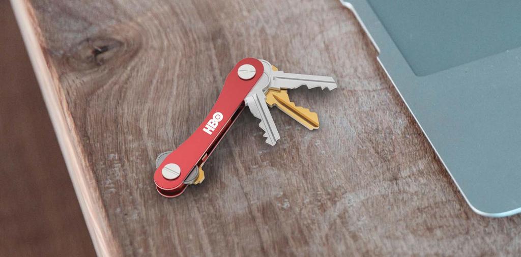 KEYSTACK Key Organizer Minimize the bulk of your keychain with the KeyStack key