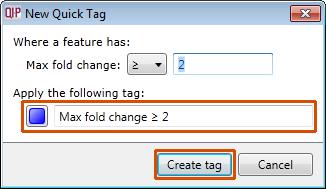 Now right click on any peptide ion in the table and select Quick Tags this will