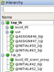 4 Connecting BFM Proxy module top_tb; // (...) some other boilerplate code // BFM xtor proxy instance bus0_if bus0_if0_scemi_proxy(); initial bus0_if0_scemi_proxy.set_scopes("top_th.