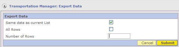 If the user selects same data as current list, if there are multiple pages of data only the first page will export, to export the entire list even if on multiple pages the user will need to select