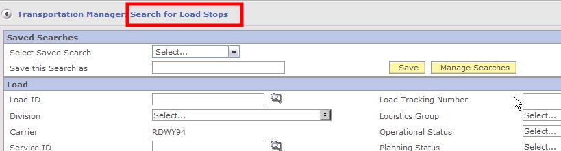 fields on the search screen, text boxes which allow free form text and drop down lists where one or multiple options can be selected. Figure 2-25 Search Page Screen Shot 2.3.