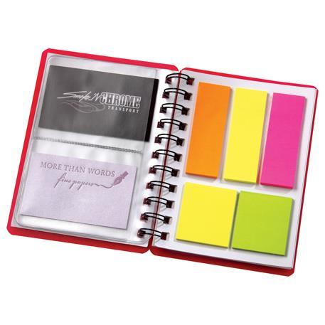Includes 60 ruled pages and matching color elastic pen loop. Pen imprint not available.