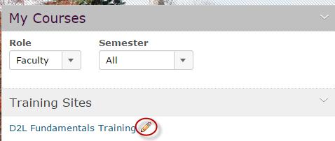 INACTIVATE A COURSE (Semester end process) D2L Services recommends that faculty inactivate their course(s) at the end of each semester.