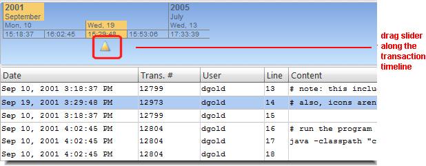 In a (modified)-status file, one or more lines have not yet been saved with the Keep command. For such lines, the Date and User columns are empty and the Trans # column displays Modified.