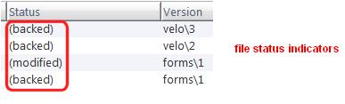 The Anchor command change a file along the AccuRev dimension only. The file's status becomes (member).