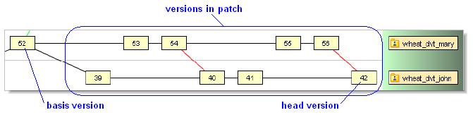 Invoking the Patch From Command You can invoke Patch From on a selected version in the following contexts: In the Version Browser (when invoked from a workspace), to patch from an arbitrary version.