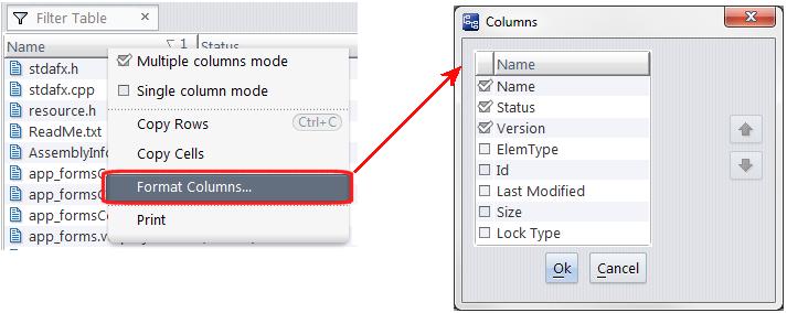 Selecting Files in a Table The file-selection gestures are the same ones used by Windows Explorer: To select a file, click it with mouse button 1.