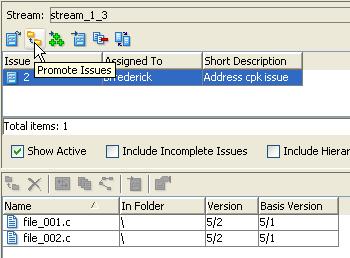 the AccuWork issue number or the third-party ITS key. See Using Third-Party Keys in the AccuRev GUI on page 413 for more information.