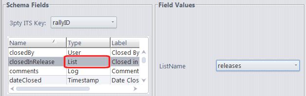 The mechanics of defining the ordered list is similar in the "local" case (for an individual choose field) and in the "global" case (on the Lists subtab, for use by any number of list fields).