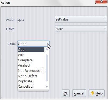 Initializing Field Values in a New Issue Record The first entry in the table of validations is special.