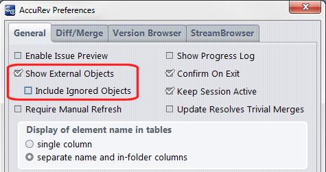 Tip: You can add and remove columns in the Details pane as you would with any other table in AccuRev. See Working with Tables on page 14 for more information.