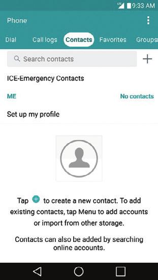 Contacts From Home, tap and then tap the Contacts tab to access your contacts.