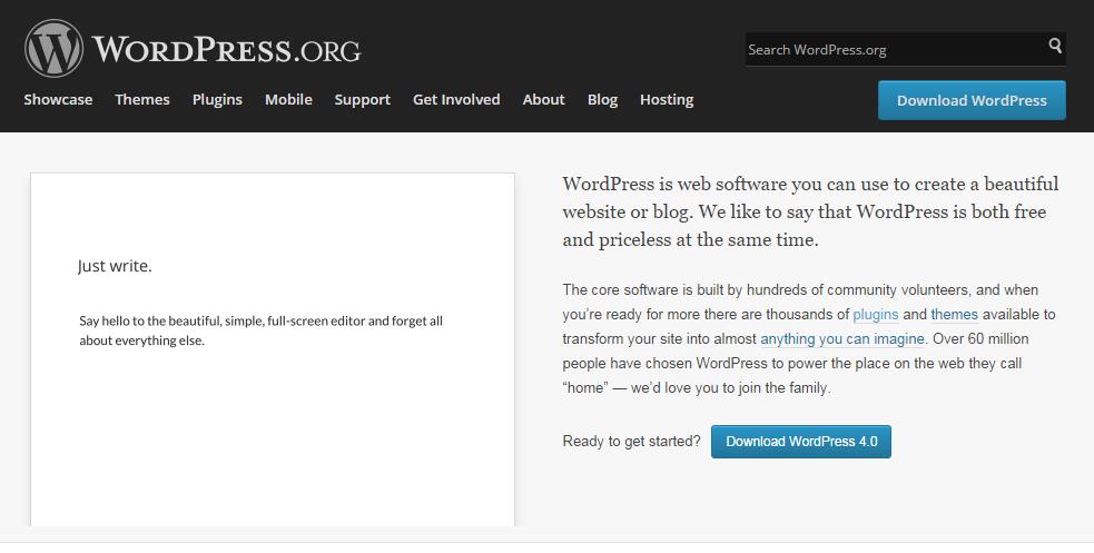Setting Up A WordPress Blog Introduction WordPress can be installed alongside an existing website to be used solely as the 'blog' element of a website, or it can be set up as the foundation for an