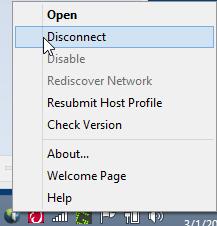 Disconnecting from the Daytona State College VPN The GlobalProtect VPN client is accessible from the system tray.