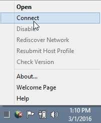 Reconnecting to the Daytona State College VPN The GlobalProtect VPN client is always accessible from the system tray.