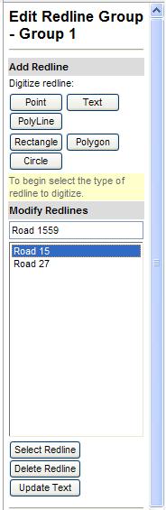 Then type in the correction in the top Modify Redlines box and.