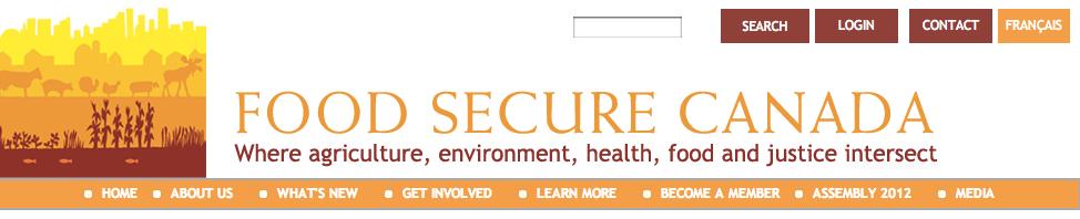 The main FSC site (http://foodsecurecanada.org/) gets just over 4,000 visits per month.
