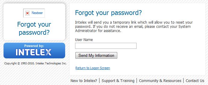 Forget your password If at any time you forget your password, follow the steps below to have your login information sent to you in order to sign in again. 1.