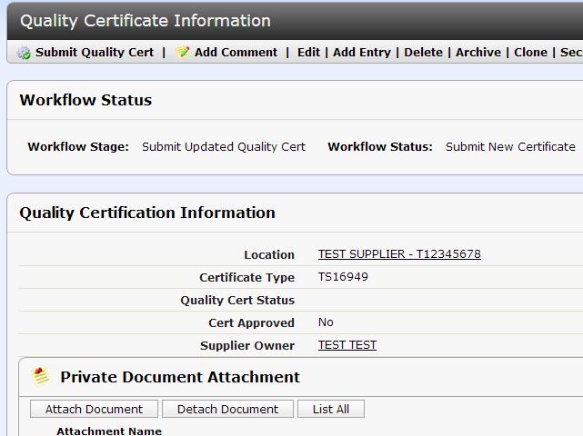 Quality Certificate Update If your Quality Cert Status shows Missing or Expired, then you are non-compliant to providing a copy of your Quality Certificate to Nexteer Automotive.